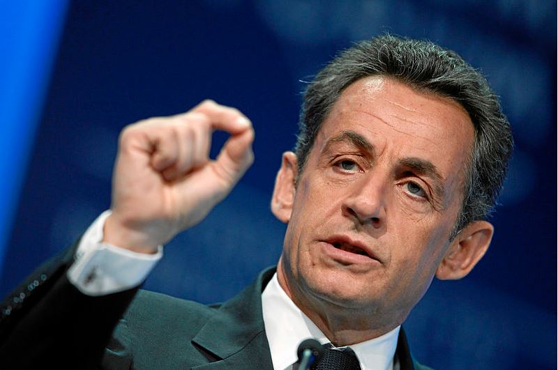 DAVOS/SWITZERLAND, 27JAN11 - Nicolas Sarkozy, President of France, gestures during the session 'Vision for the G20' at the Annual Meeting 2011 of the World Economic Forum in Davos, Switzerland, January 27, 2011. Copyright by World Economic Forum swiss-image.ch/Photo by Moritz Hager