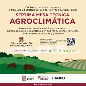 Alista Secretaría del Campo informe climático para productores del campo mexiquense