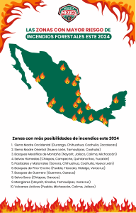 Estas son las 20 zonas con mayor riesgo de incendios forestales este verano 2024 según la IA