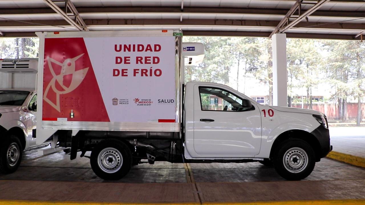 EdoMéx estrena Red de Frío para traslado de más de 2 millones de vacunas