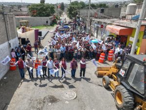 Gobernadora Delfina Gómez inicia obras de la transformación en la zona oriente del Estado de México