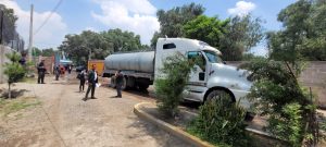 Combaten Gobierno del Estado de México, Guardia Nacional y FGJEM huachicoleo del agua en Acolman