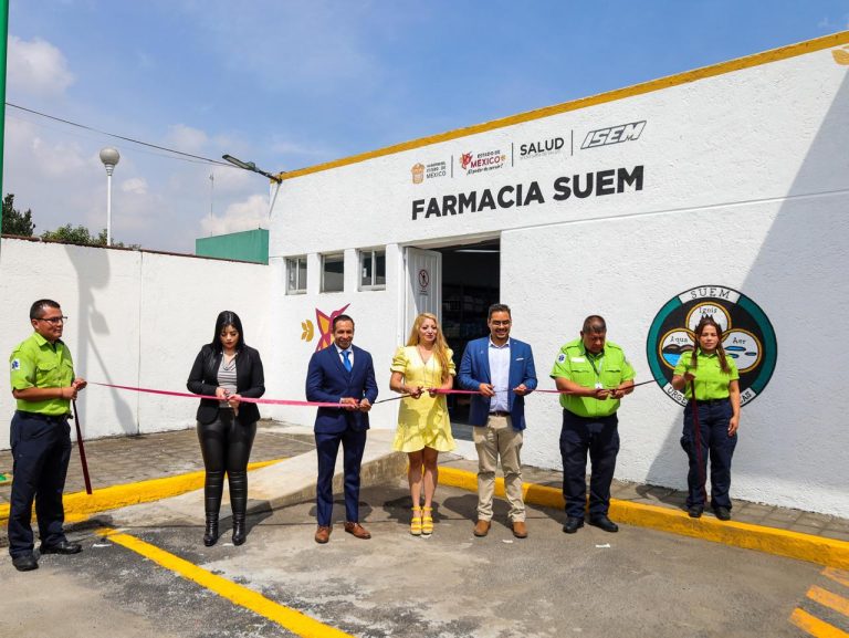 EdoMéx a la vanguardia nacional en atención prehospitalaria con la inauguración de la Farmacia SUEM