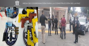 EdoMéx combate a la delincuencia con acciones surgidas de la Mesa de Coordinación para la Construcción de la Paz