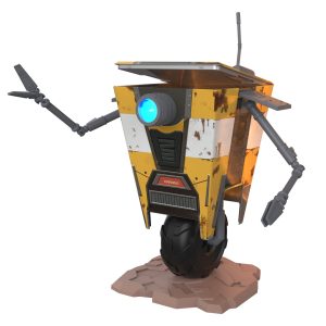 CLAPTRAP CON LUZ LED, LA PALOMERA DE “BORDERLANDS”