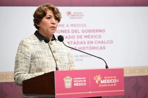 Gobernadora Delfina Gómez Álvarez despliega toda la fuerza del estado en Chalco con 5 mil 600 elementos y 500 vehículos; alistan obras en el Colector Solidaridad