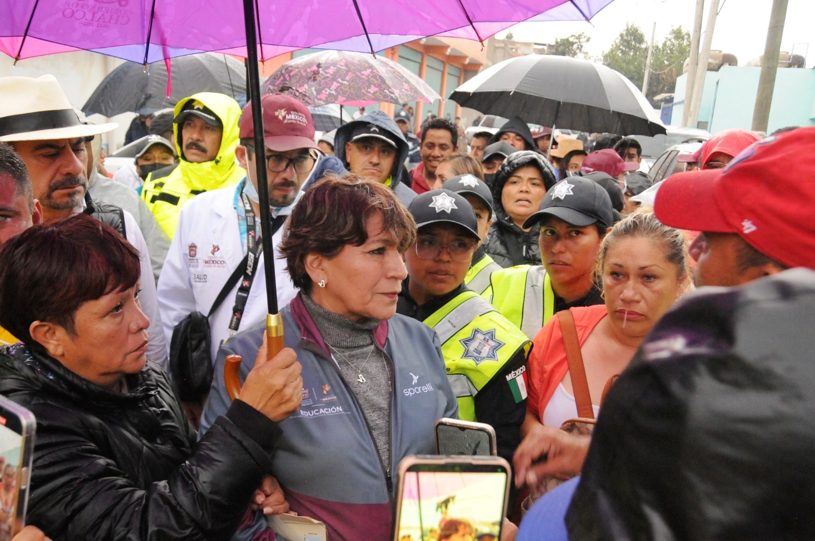 “Todo el apoyo a las familias de Chalco” instruye la Gobernadora Delfina Gómez Álvarez