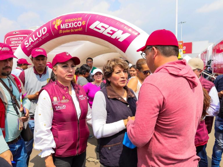 Atiende Gobernadora Delfina Gómez Álvarez la salud de las familias afectadas en Chalco con 18 unidades médicas y 165 especialistas del ISEM y DIFEM