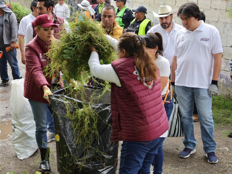 Retira Secretaría de Salud basura en Ecatepec durante la Jornada “Limpiemos Nuestro EdoMéx”