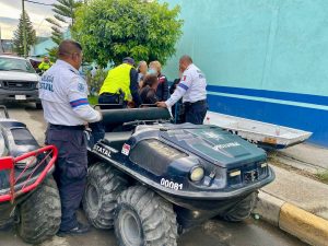 REFUERZA SECRETARÍA DE SEGURIDAD DEL EDOMEX VIGILANCIA Y LABORES EN ZONA AFECTADA EN CHALCO; PARTICIPAN 300 POLICÍAS Y UNIDADES TODO TERRENO