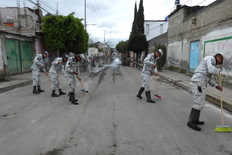 Activan Gobierno Federal y EdoMéx programa de limpieza y sanitización en Chalco