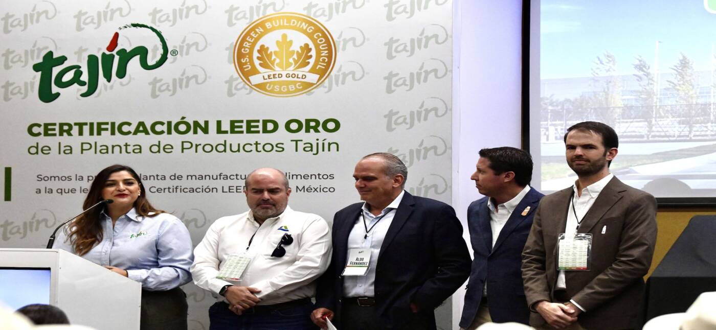 Tajín presenta la primera planta LEED Oro de México