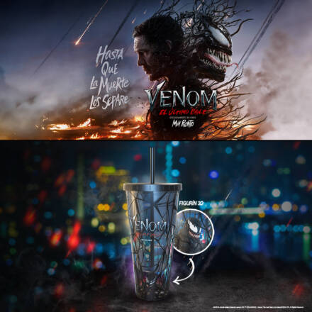 EL ESPERADO VASO COLECCIONABLE DE VENOM