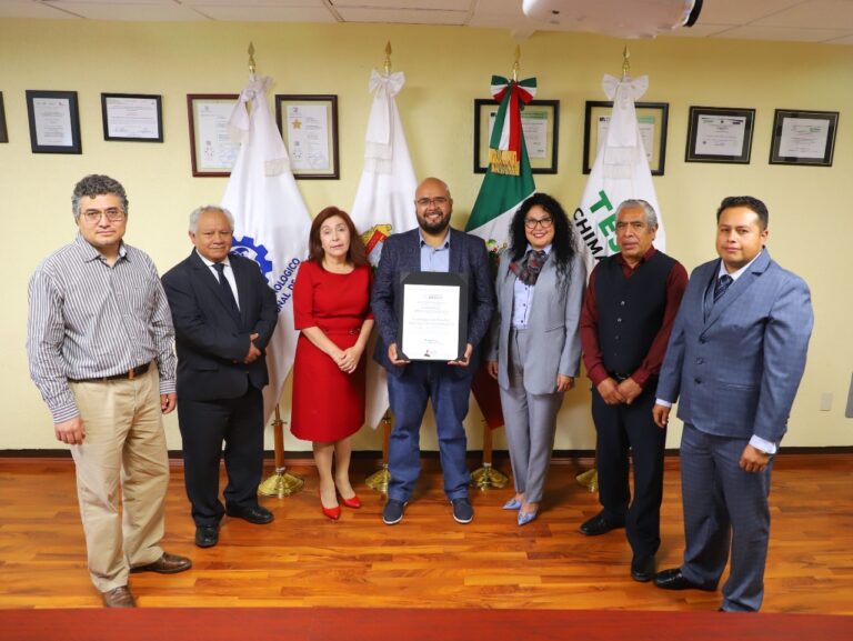 Recibe Tecnológico de Estudios Superiores de Chimalhuacán Premio al Mérito Ecológico 2023