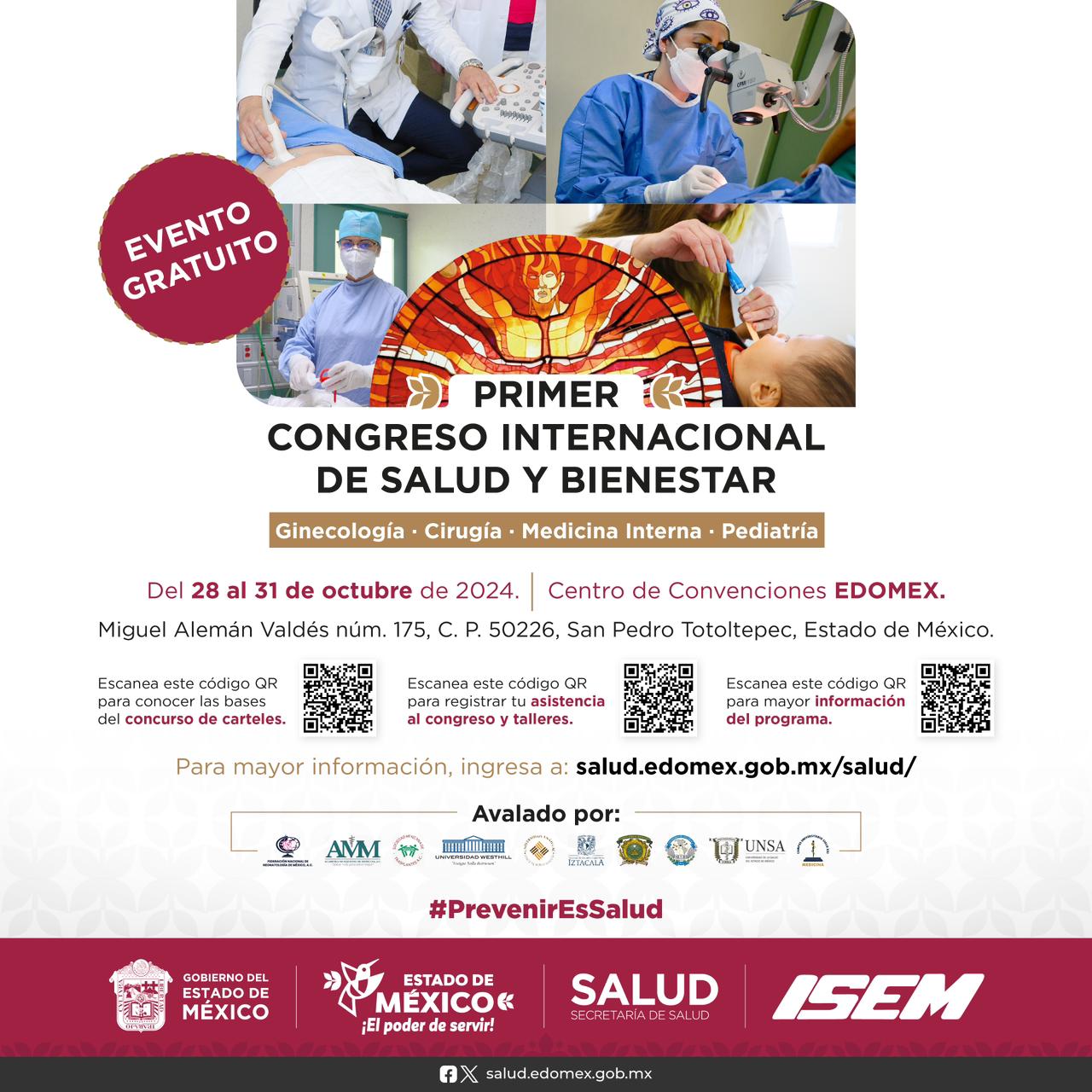 Invita GEM a la comunidad médica a participar en el Primer Congreso Internacional de Salud y Bienestar 2024