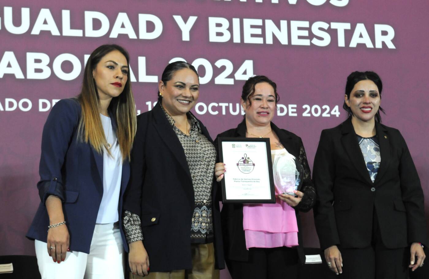 Fortalece GEM la inclusión e igualdad laboral con la entrega de 70 distintivos a centros de trabajo