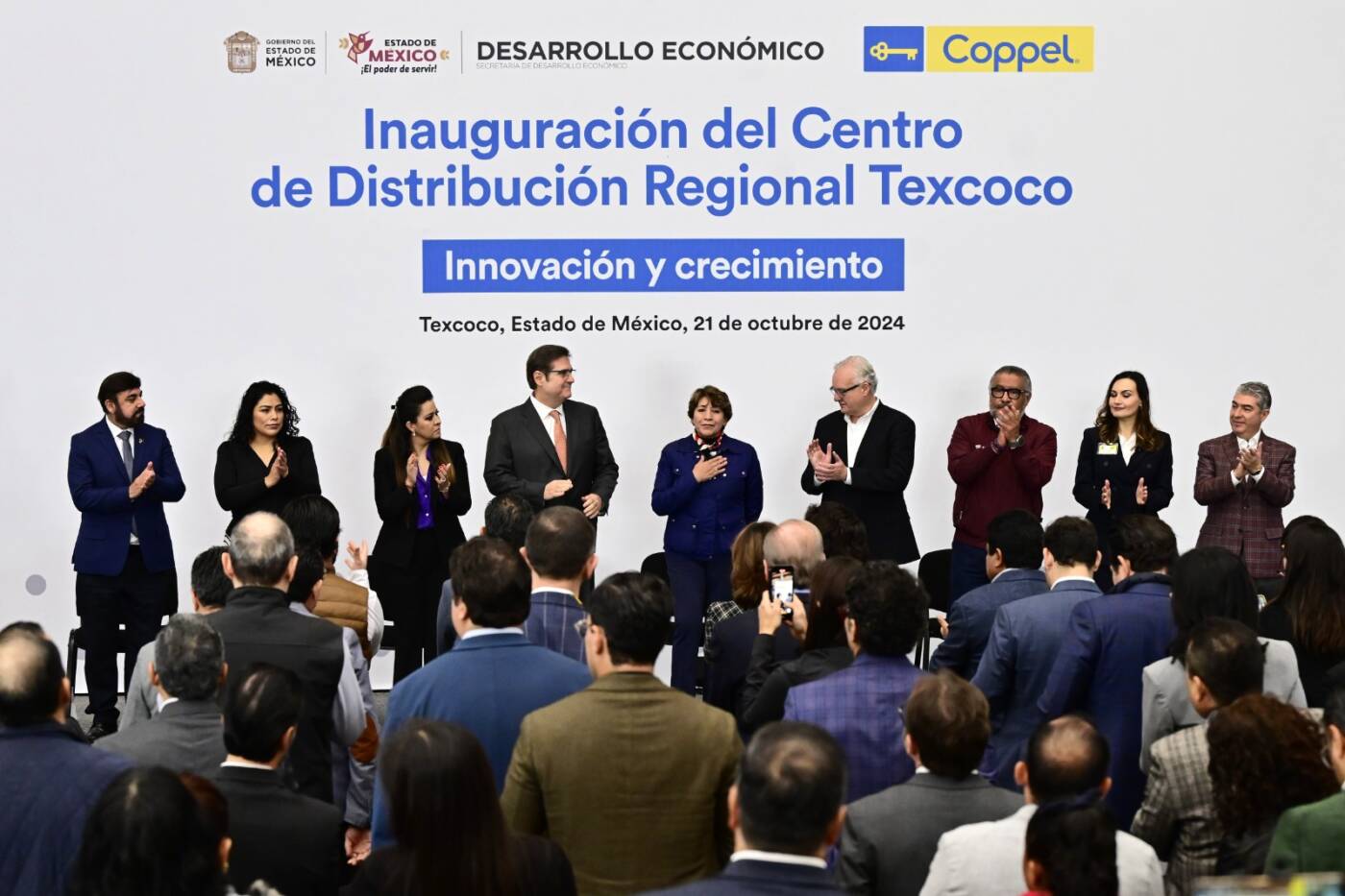 Atrae Gobernadora Delfina Gómez Álvarez inversión de 1,200 mdp con la inauguración del Centro de Distribución Regional de Coppel en Texcoco