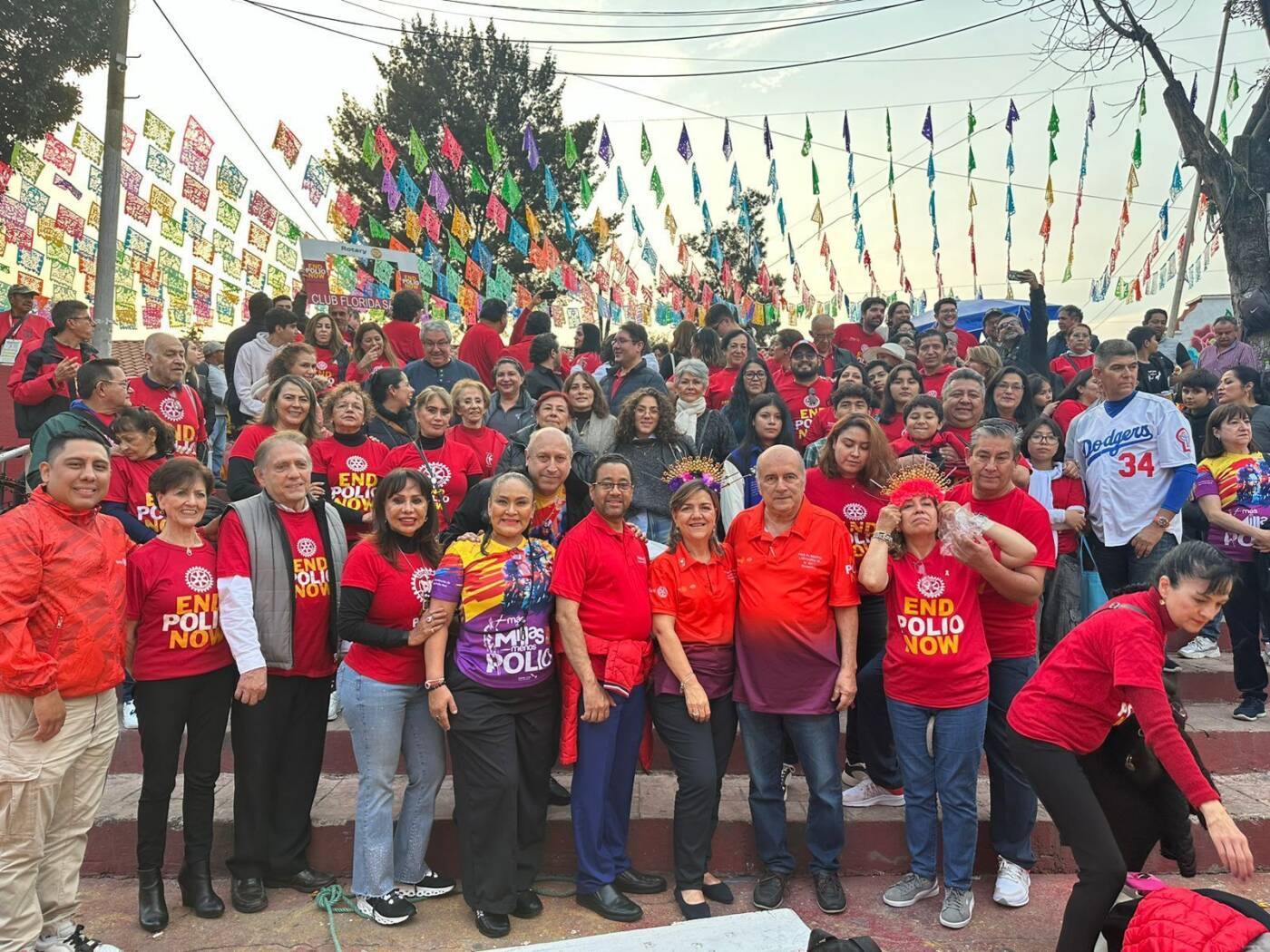 El Club Rotario Tonantzin Guadalupe organizó el evento END POLIO NOW en el emblemático canal de Xochimilco