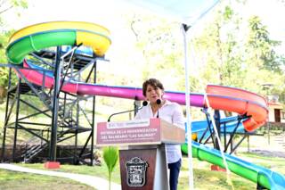 Modernización del balneario “Las Salinas” potenciará el turismo en Ixtapan del Oro: Gobernadora Delfina Gómez Álvarez