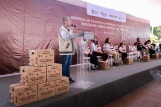 Garantiza GEM nutrición de niñez indígena con entrega de más de 40 mil canastas alimentarias en el EdoMéx