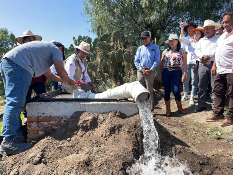 Inaugura GEM obras de infraestructura hidroagrícola en Otumba y San Martín de las Pirámides