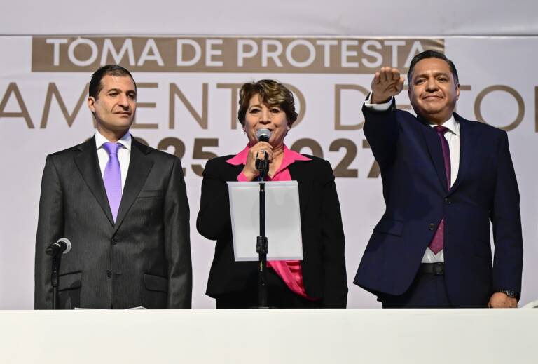 Arranca la transformación de la capital mexiquense: Gobernadora Delfina Gómez Álvarez toma protesta a Ricardo Moreno Bastida como Presidente Municipal de Toluca