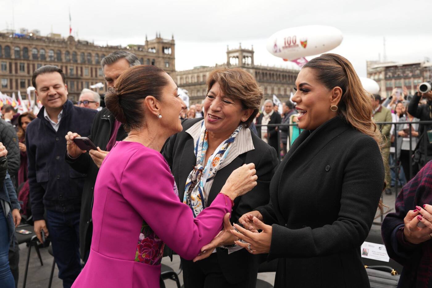 Estado de México el más favorecido por el Segundo Piso de la Cuarta Transformación; acompaña Gobernadora Delfina Gómez a la Presidenta Claudia Sheinbaum en su mensaje de 100 Días