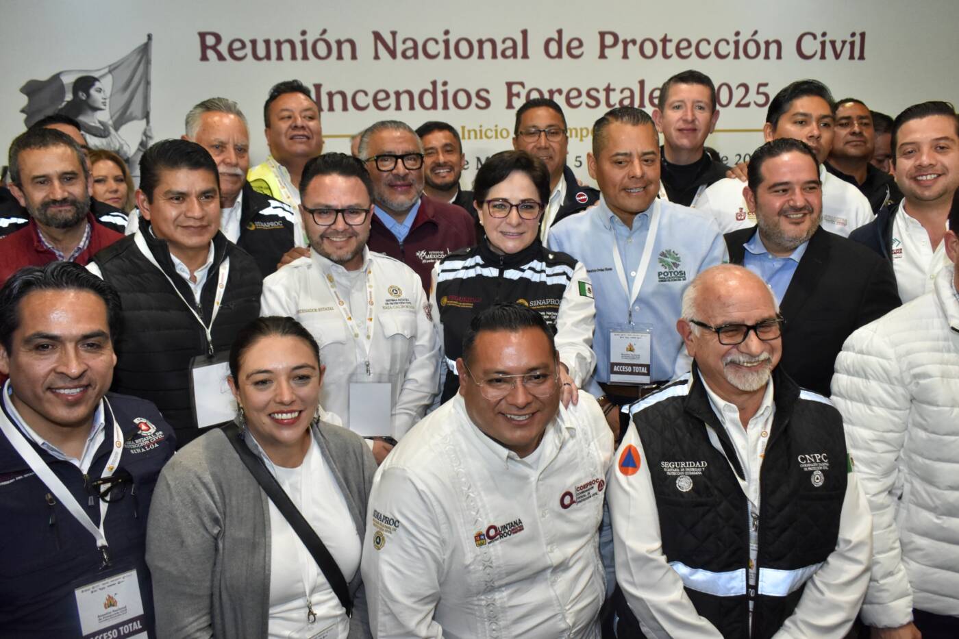 Capacita EdoMéx a más de 1500 brigadistas de todo el país en la Reunión Nacional de Protección Civil “Incendios Forestales 2025”