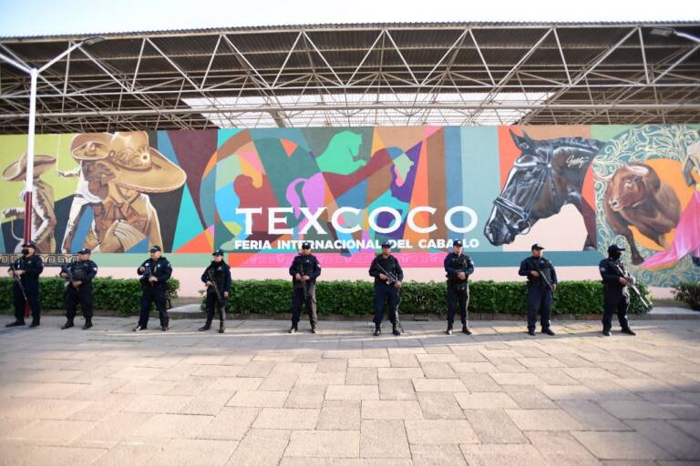 Secretaría de Seguridad del Estado de México y municipio de Texcoco refuerzan seguridad en Feria Internacional del Caballo; informan que no hay lesionados tras agresiones de espectadores a artista